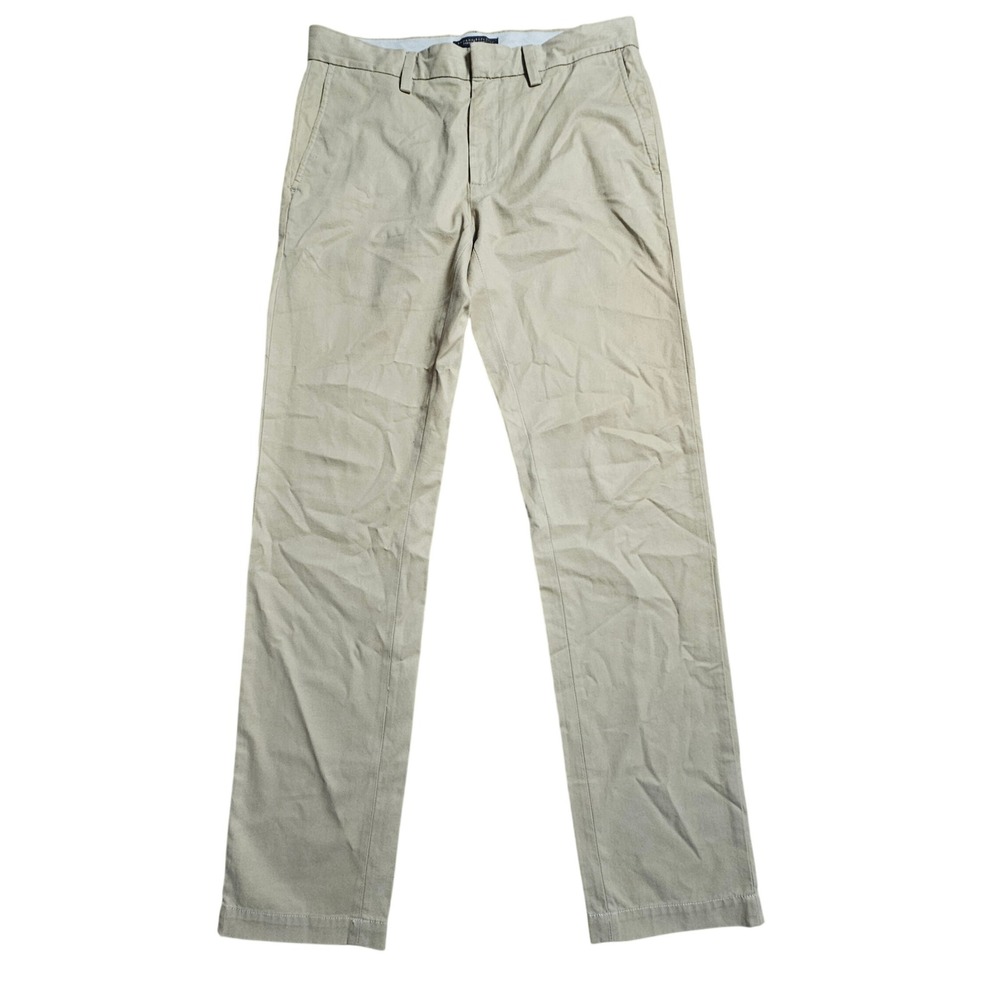 Banana Republic‎ Emerson Chino Pants Straight Leg Khaki 30x32 Cotton Corpcore